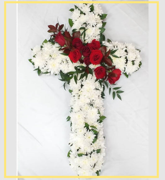 Floral Cross – Faithful Memories