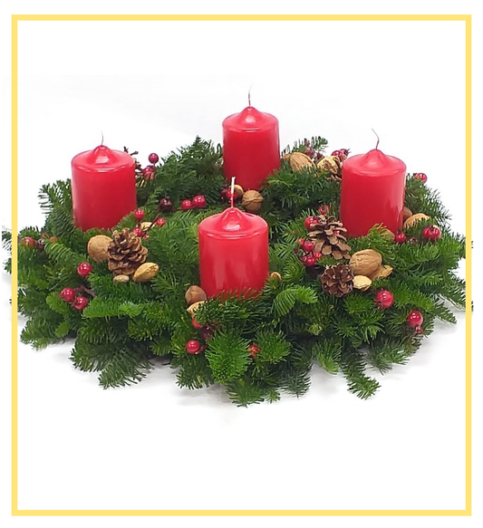 Advent Wreath 10"
