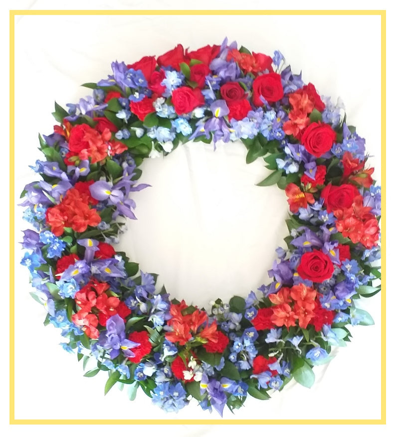 Floral Wreath – Passionate Heart